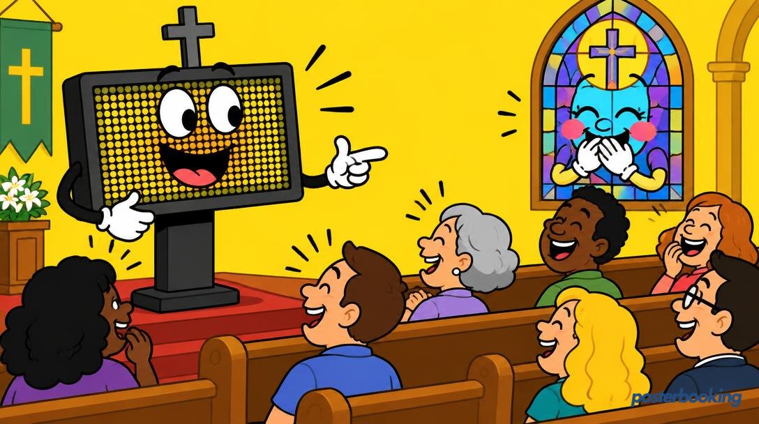 100+ Clean Church Jokes and Christian Puns for Your Church Screens (2026)