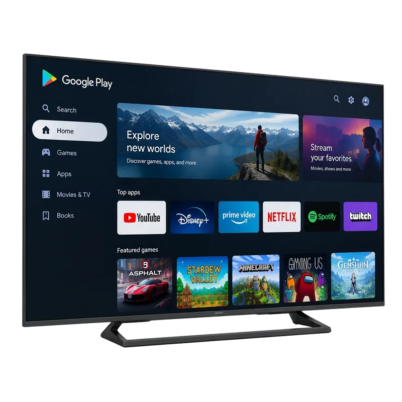 Any Android TV with Google Play Store for Free Digital Signage Screens