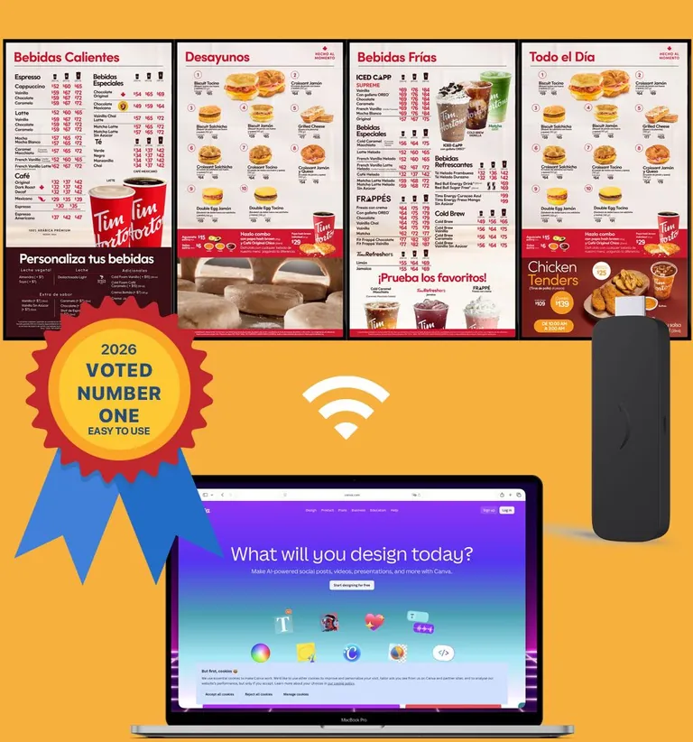 Free Digital Signage Software: Download PosterBooking - Compatible with Amazon Signage Stick and Android Devices