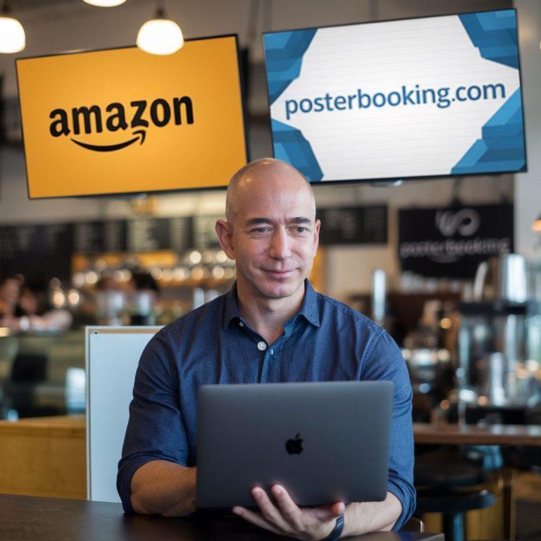 posterbooking amazon signage stick