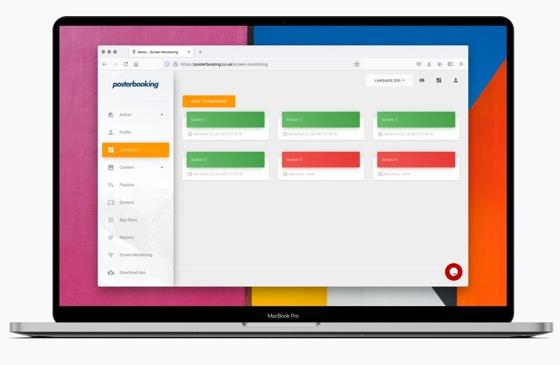 Screen monitoring