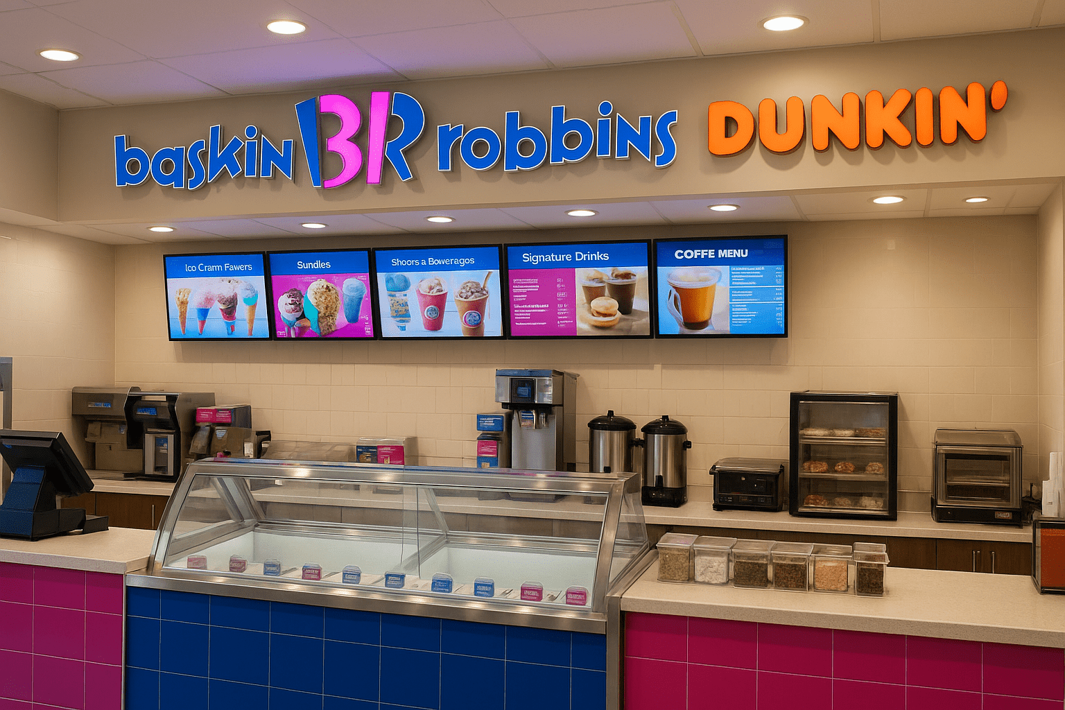 Baskin robbins digital menu board