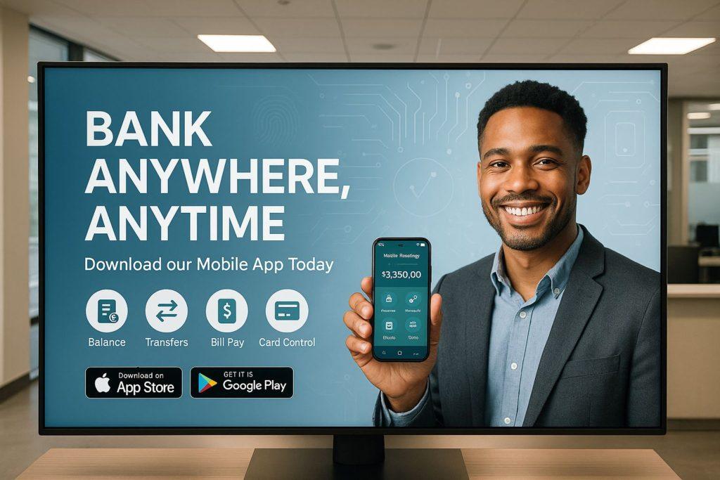 digital signage for financial institution 4