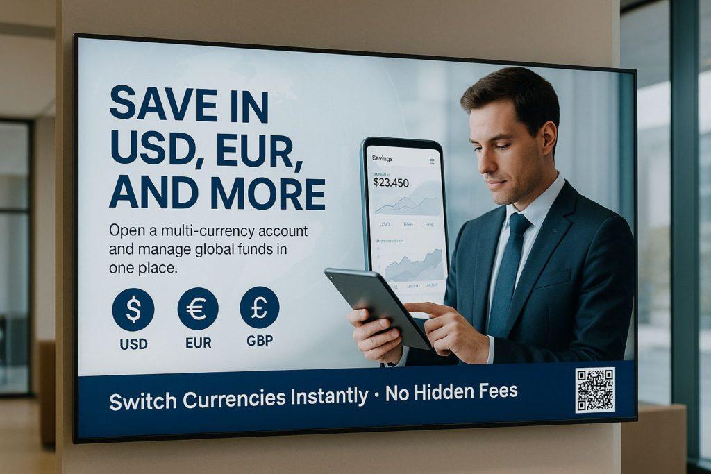 digital signage for financial institution 6