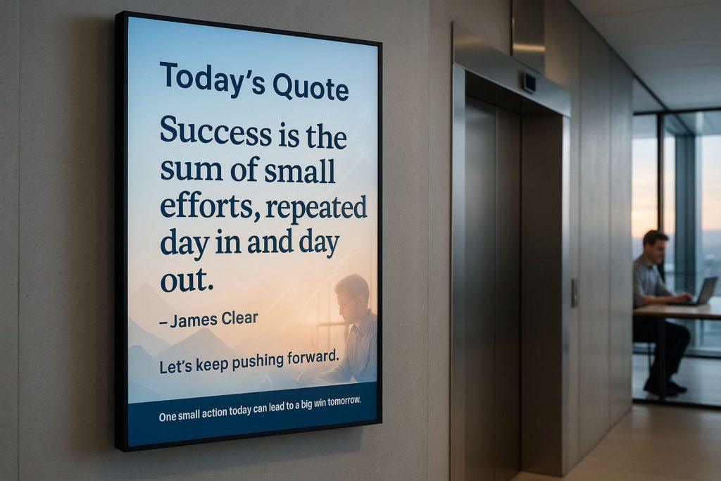 digital signage for office 12