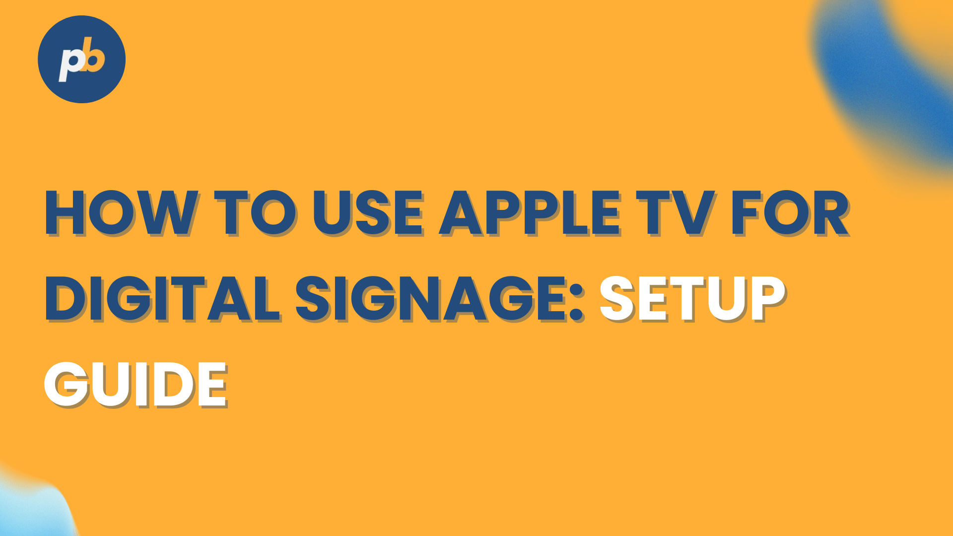 digital signage appletv