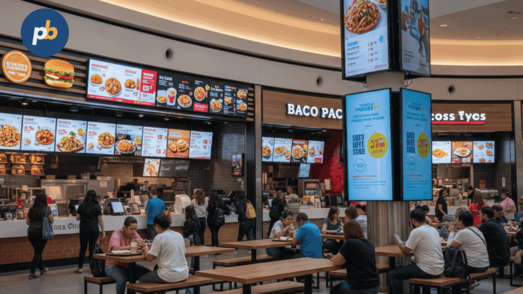 Digital signage restaurant
