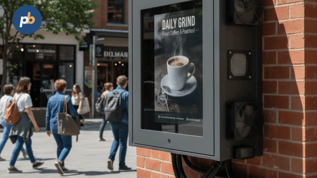 Digital signage weather proof