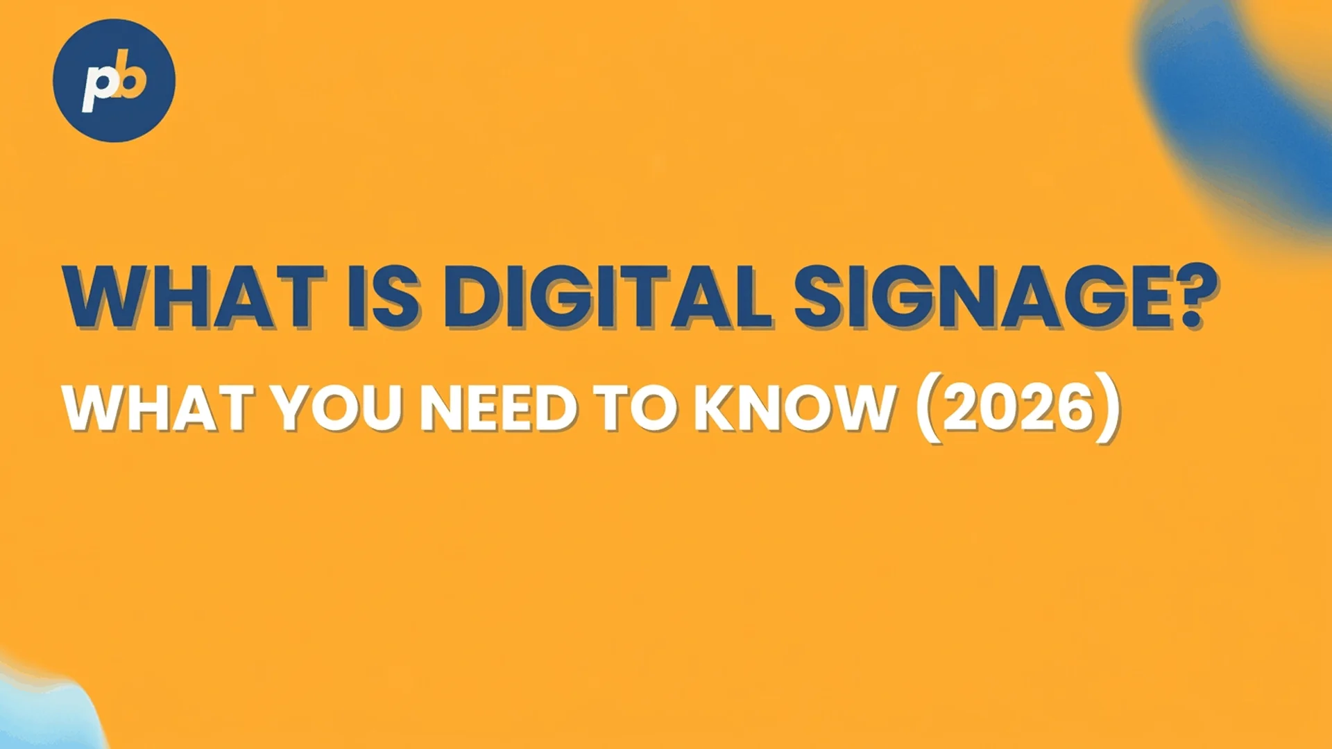 digital signage