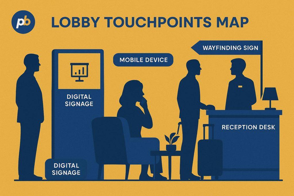 Lobby touchpoint map