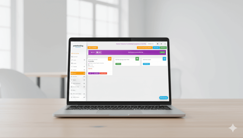 digital signage content management system