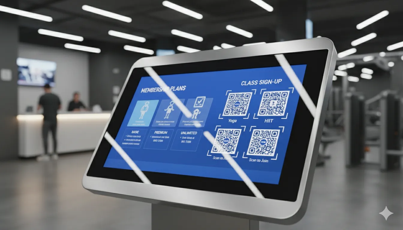 digital signage gyms