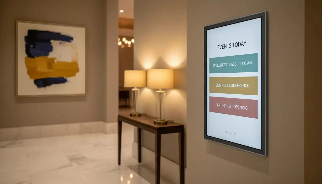 digital-signage-hotels-hallway