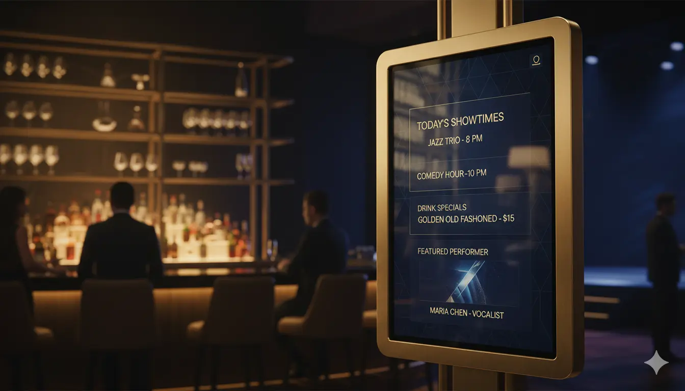 digital-signage-in-casino-near-bar
