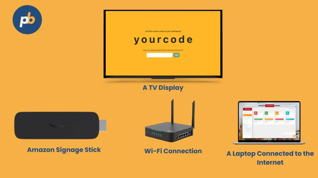 Component of a digital bulletin board