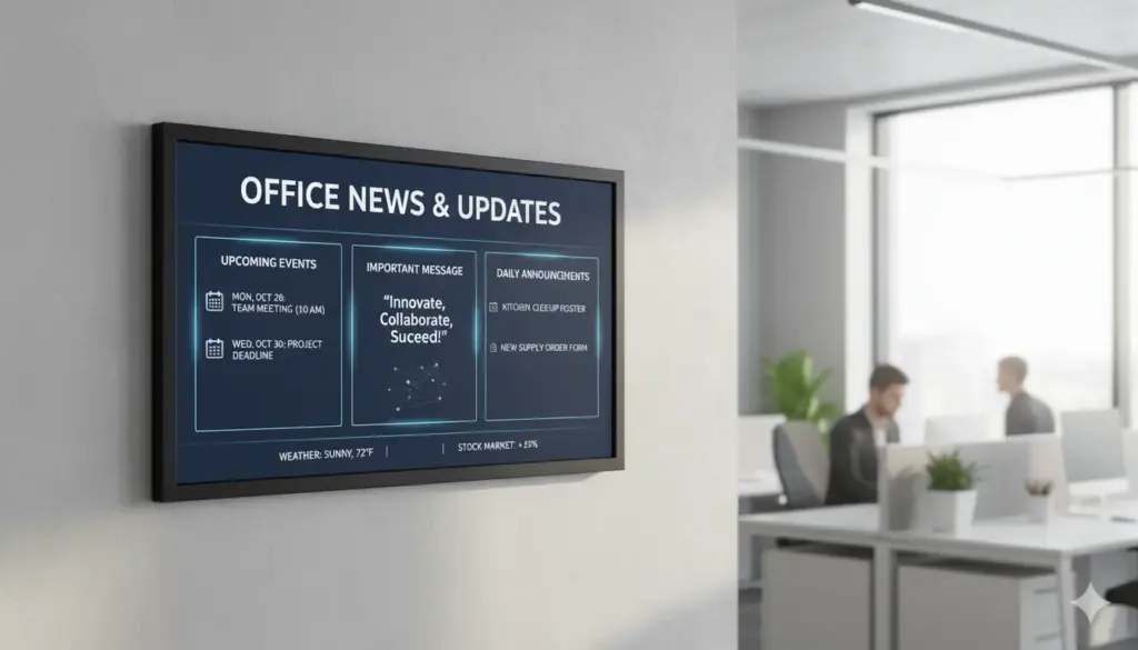 Office bulletin board