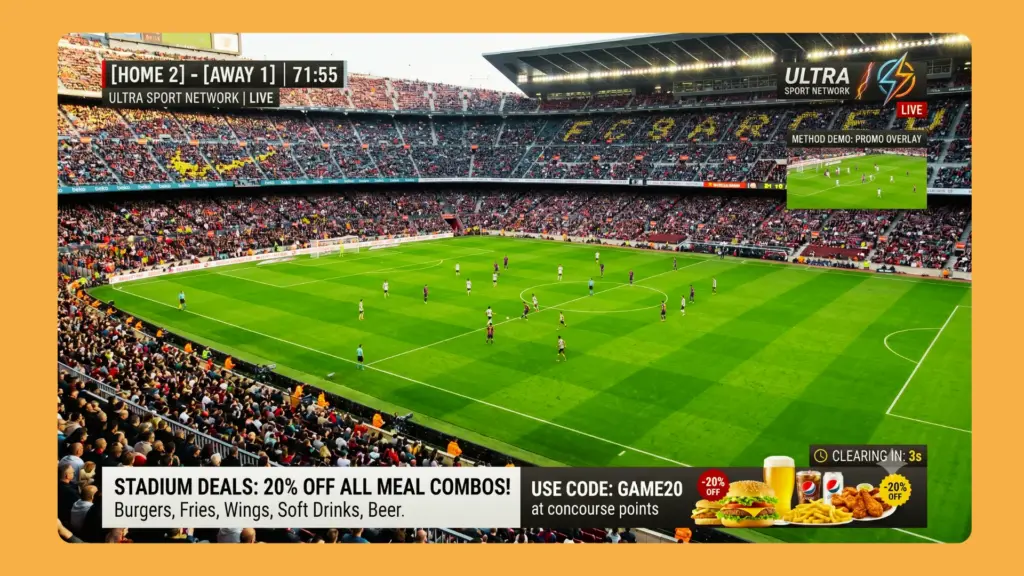 PosterBooking digital signage