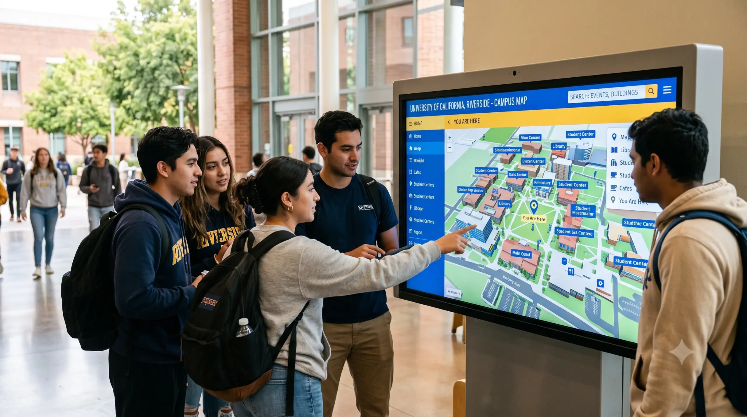 Campus maps scaled