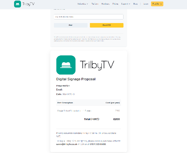 TrilbyTV screenshot