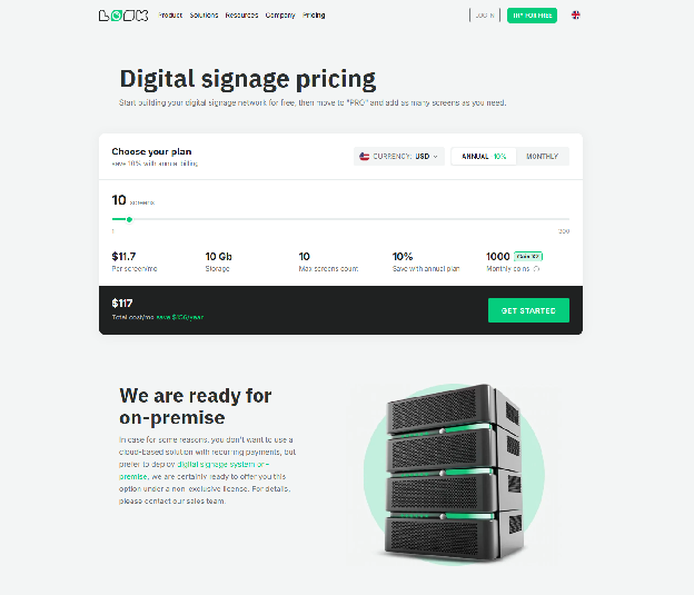Look Digital Signage screenshot
